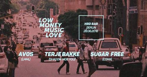 LowMoneyMusicLove with Sugar Free, Terje Bakke, Avos - Página frontal