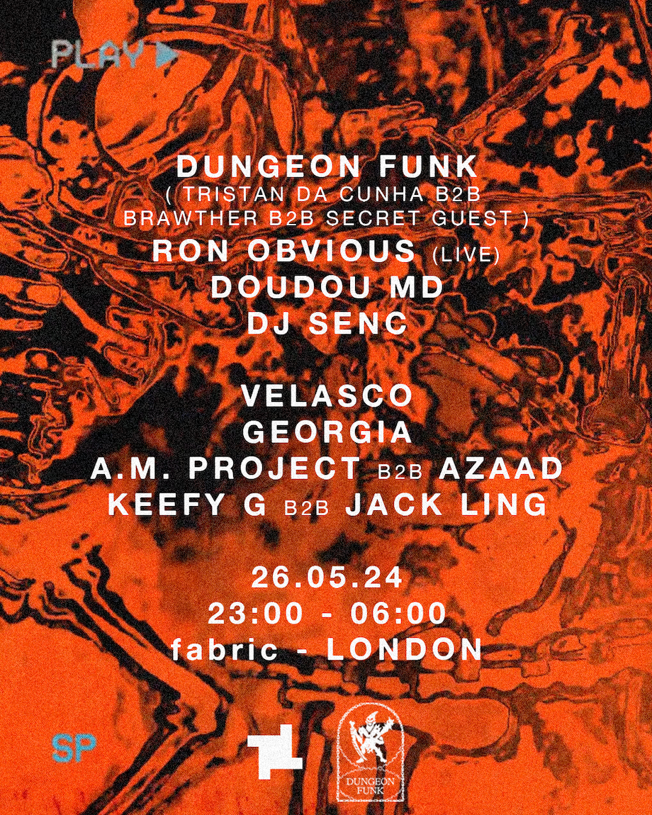 Dungeon Meat x SlapFunk present Dungeon Funk [Bank Holiday Meating] - フライヤー表