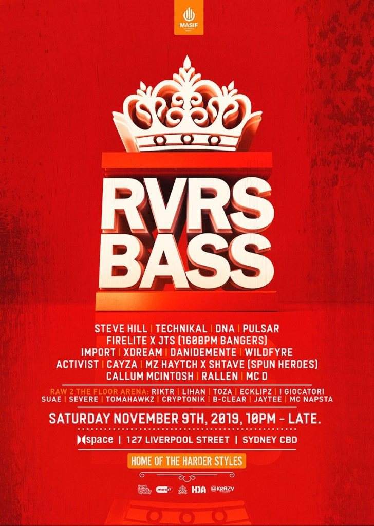 Masif Saturdays presents Rvrs Bass - Página frontal