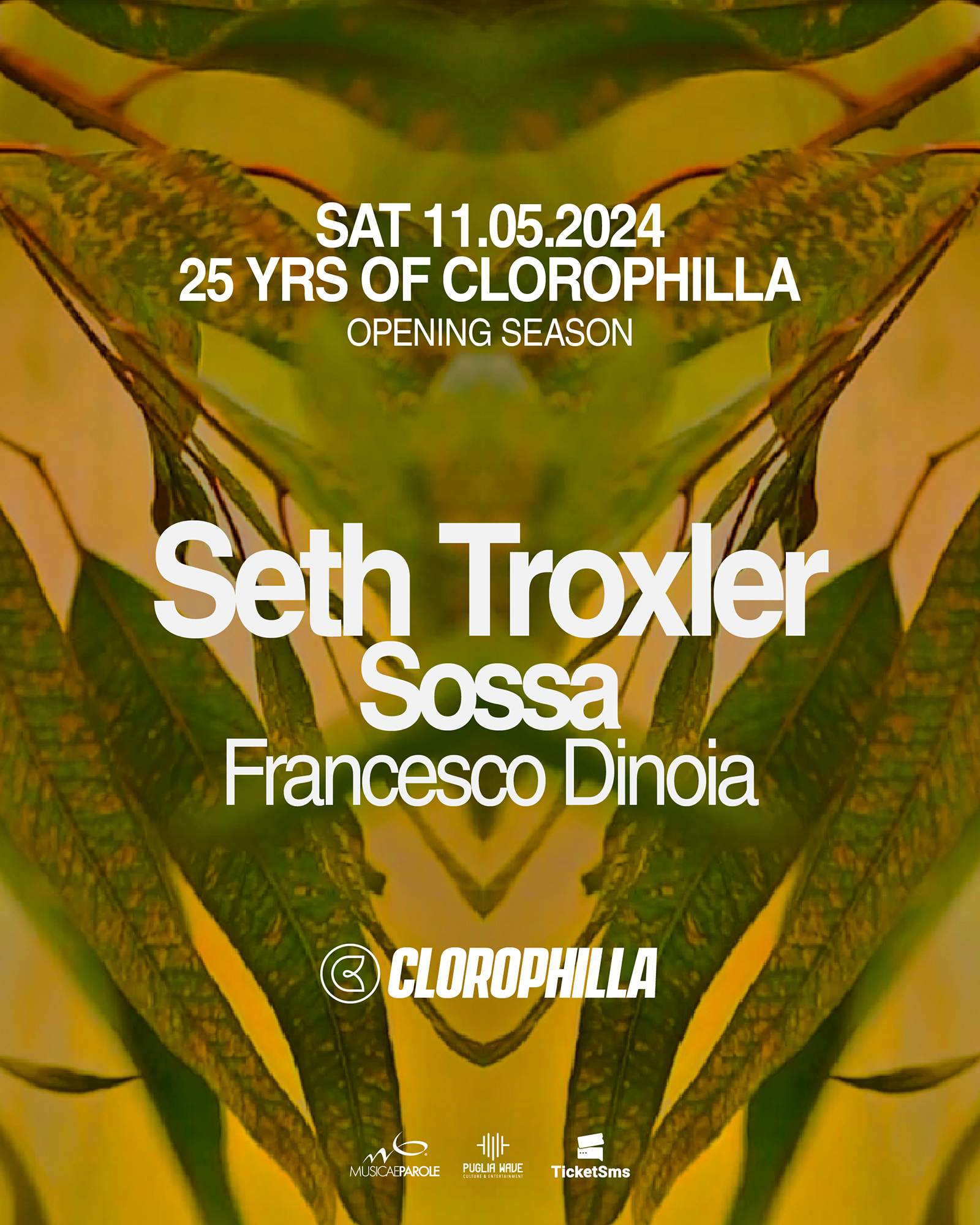 25Yrs of Clorophilla Club - Opening Party  - フライヤー表