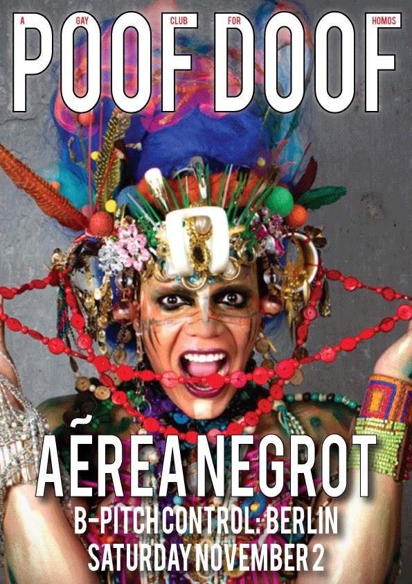 Poof Doof presents Aerea Negrot - Página frontal