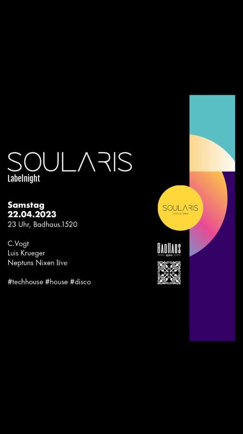 SOULARIS Label Night - フライヤー表