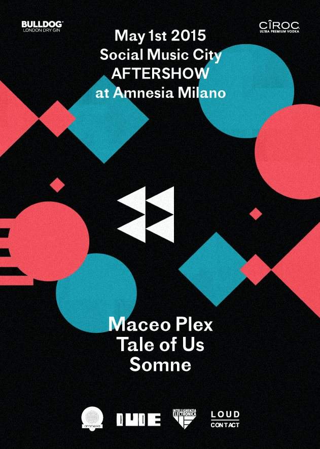 Social Music City Aftershow with Maceo Plex, Tale Of Us & Somne - Página frontal