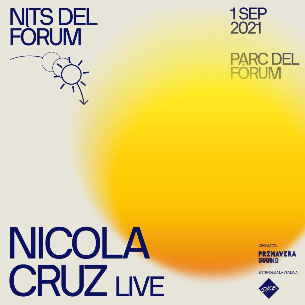 Nicola Cruz Live - Página frontal