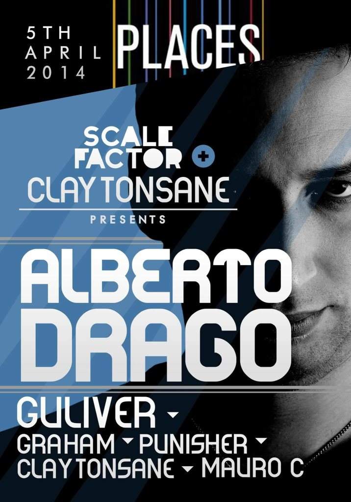 Scale Factor + Claytonsane Pres. Alberto Drago and Guliver - フライヤー裏
