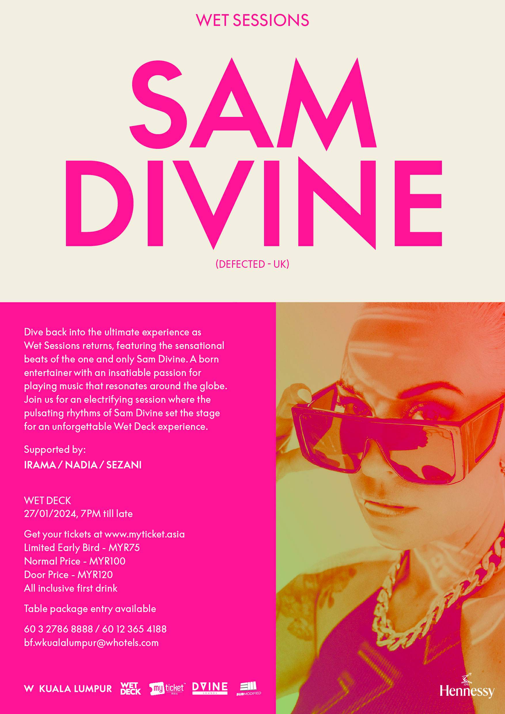 WET Sessions feat Sam Divine at Wet Deck at W Hotel, Kuala Lumpur