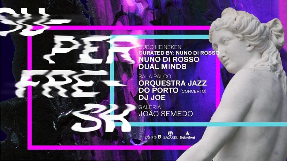 Superfresh! Curated by: Nuno Di Rosso Dual Minds - フライヤー表