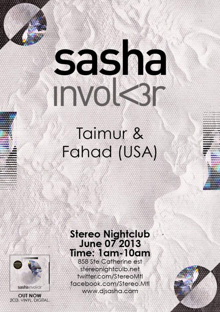 Sasha - Taimur & Fahad - Página frontal