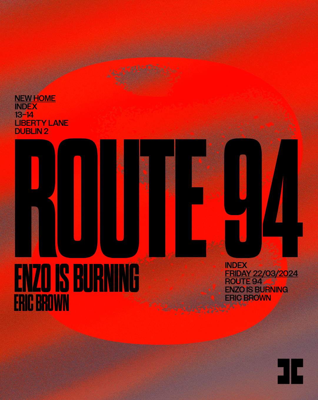 SOLD OUT - Route 94 - フライヤー表