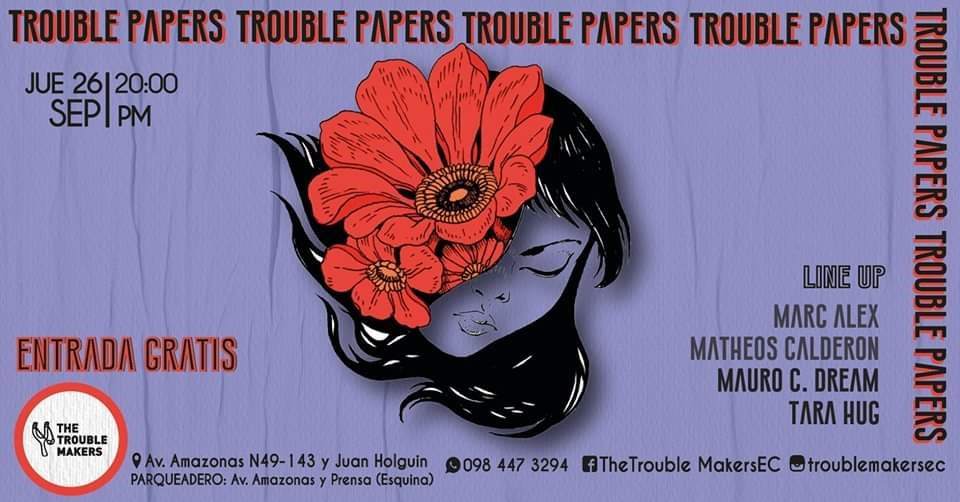Trouble Papers by TM  - フライヤー表