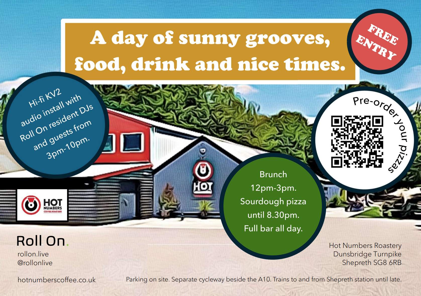 Roll On Summer - all day party at The Roastery at Hot Numbers Roastery ...