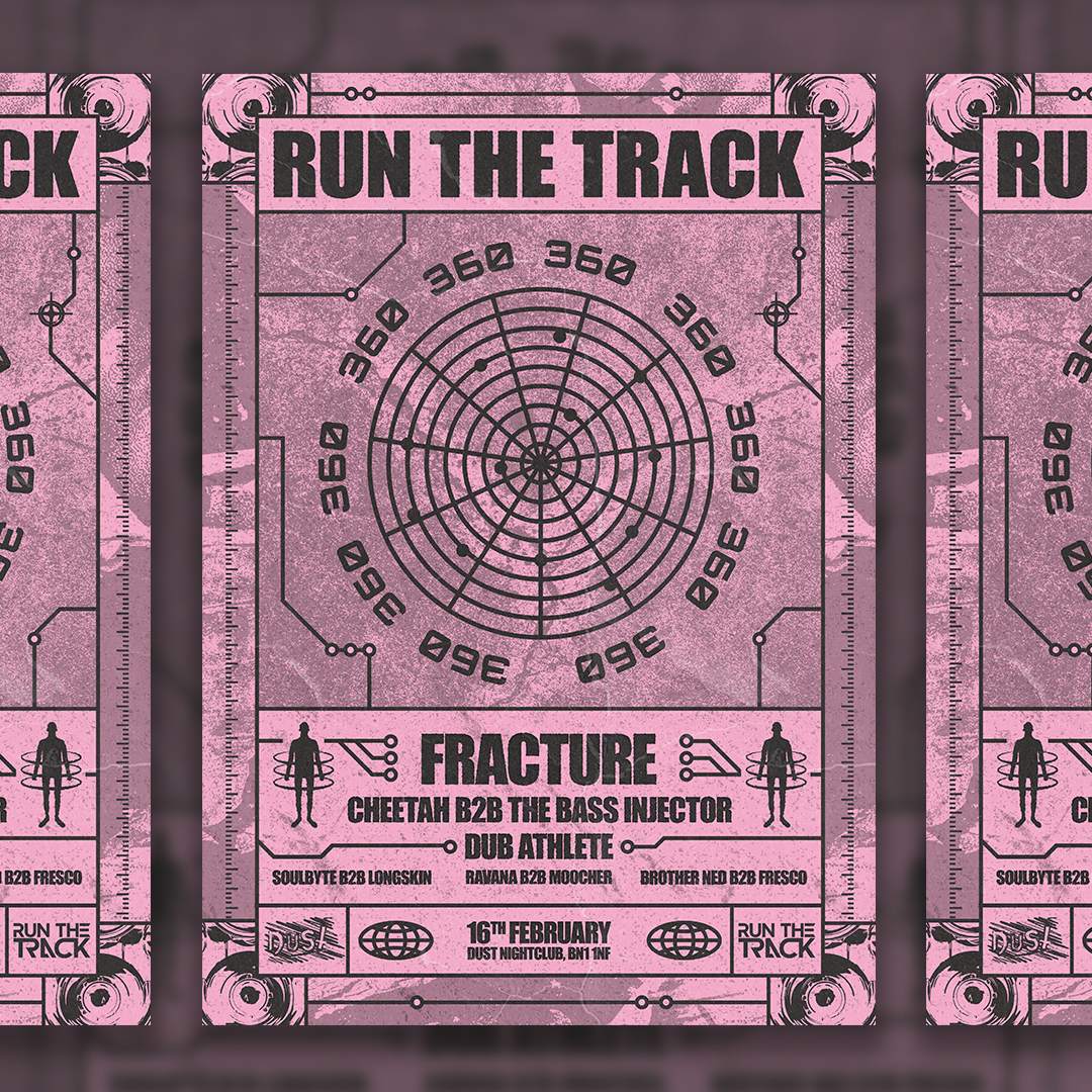 Run The Track 360°: Fracture - フライヤー表