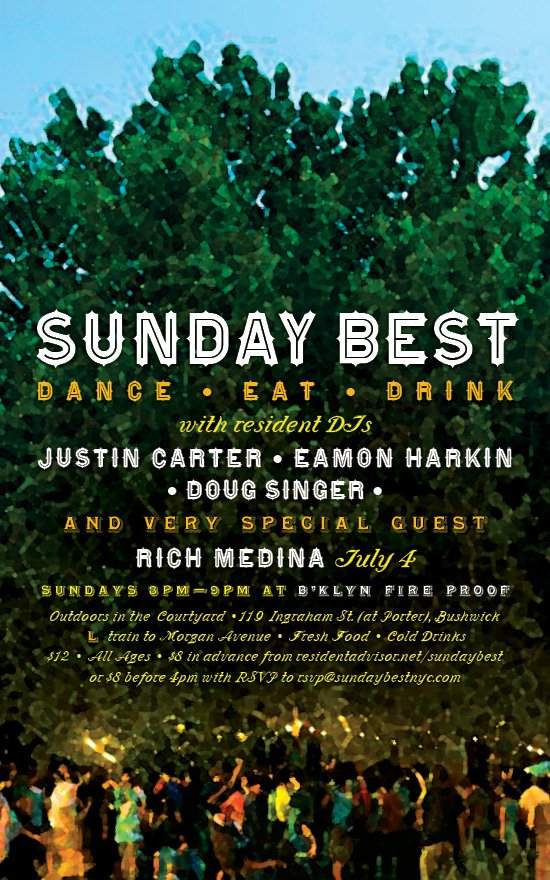 Sunday Best July 4th Special - Rich Medina, Justin Carter, Eamon Harkin & Doug Singer - Página frontal