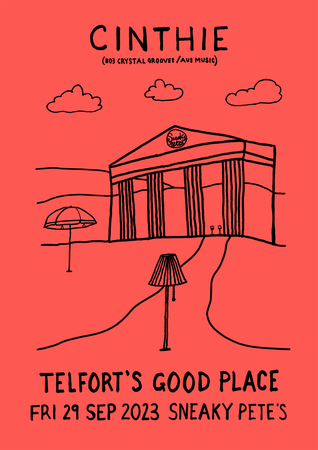 Telfort's Good Place: Cinthie - フライヤー表