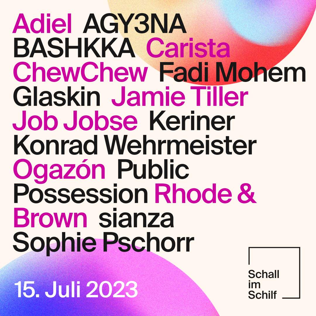 Schall im Schilf Festival 2023 - フライヤー裏