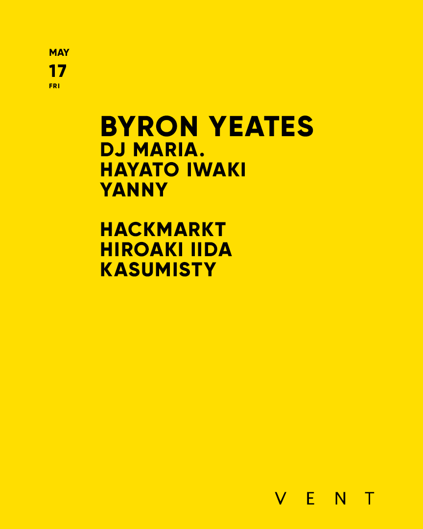Byron Yeates - フライヤー表