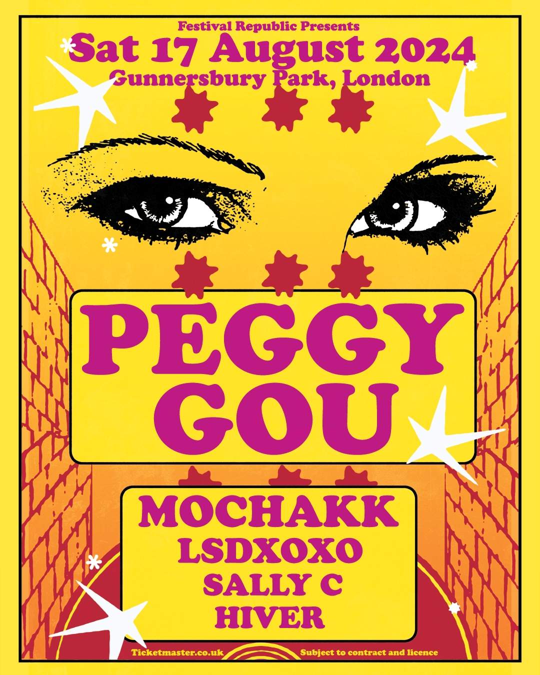 Peggy Gou plus special guests Mochakk, LSDXOXO, Sally C + Hiver - フライヤー表
