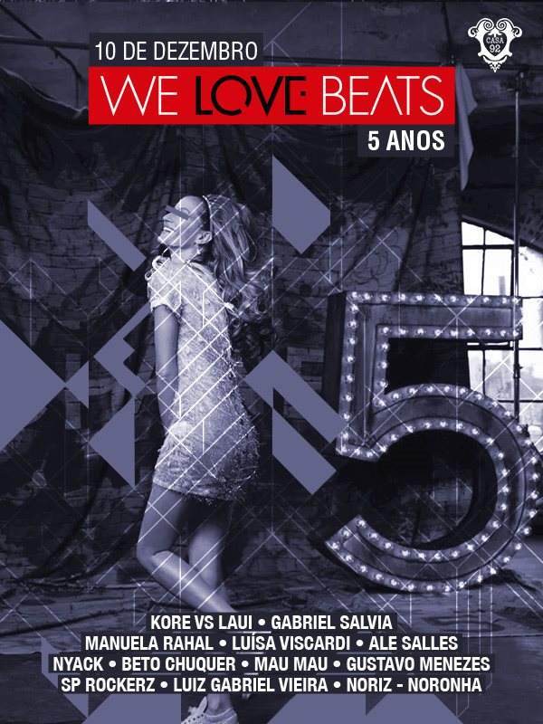 WE Love Beats IV - Last of the Year - フライヤー表
