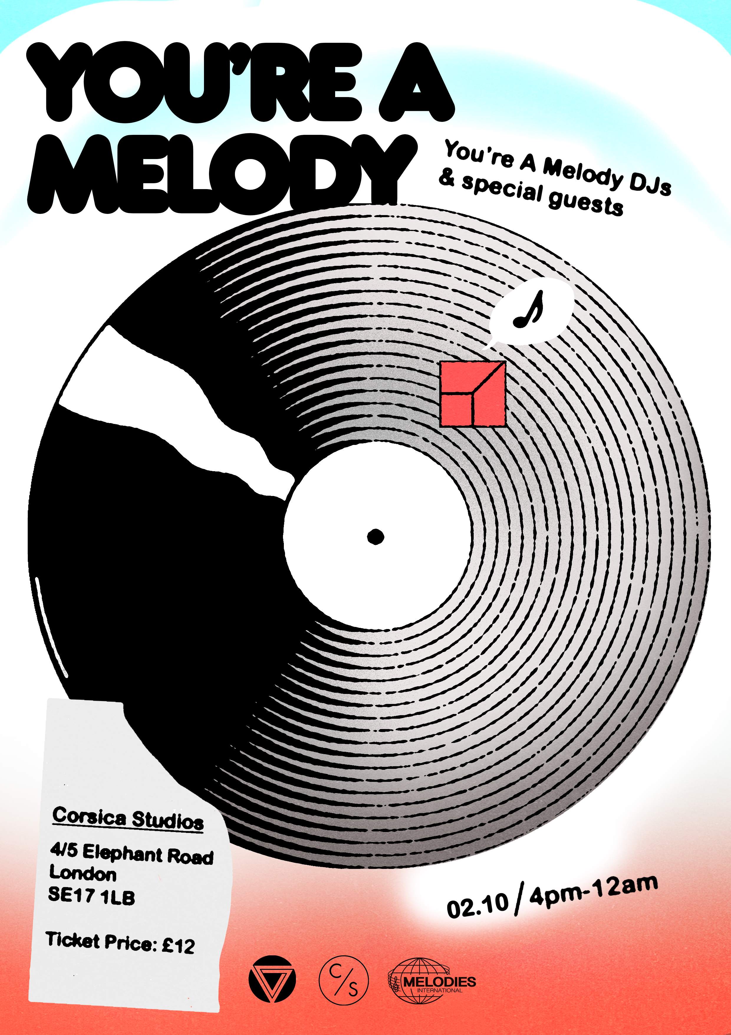 You're A Melody At Corsica Studios, London, 53% OFF