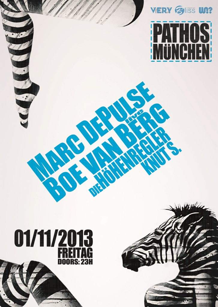 Open Airs München Pres. Marc Depulse & BOE VAN Berg 'Live' - フライヤー裏