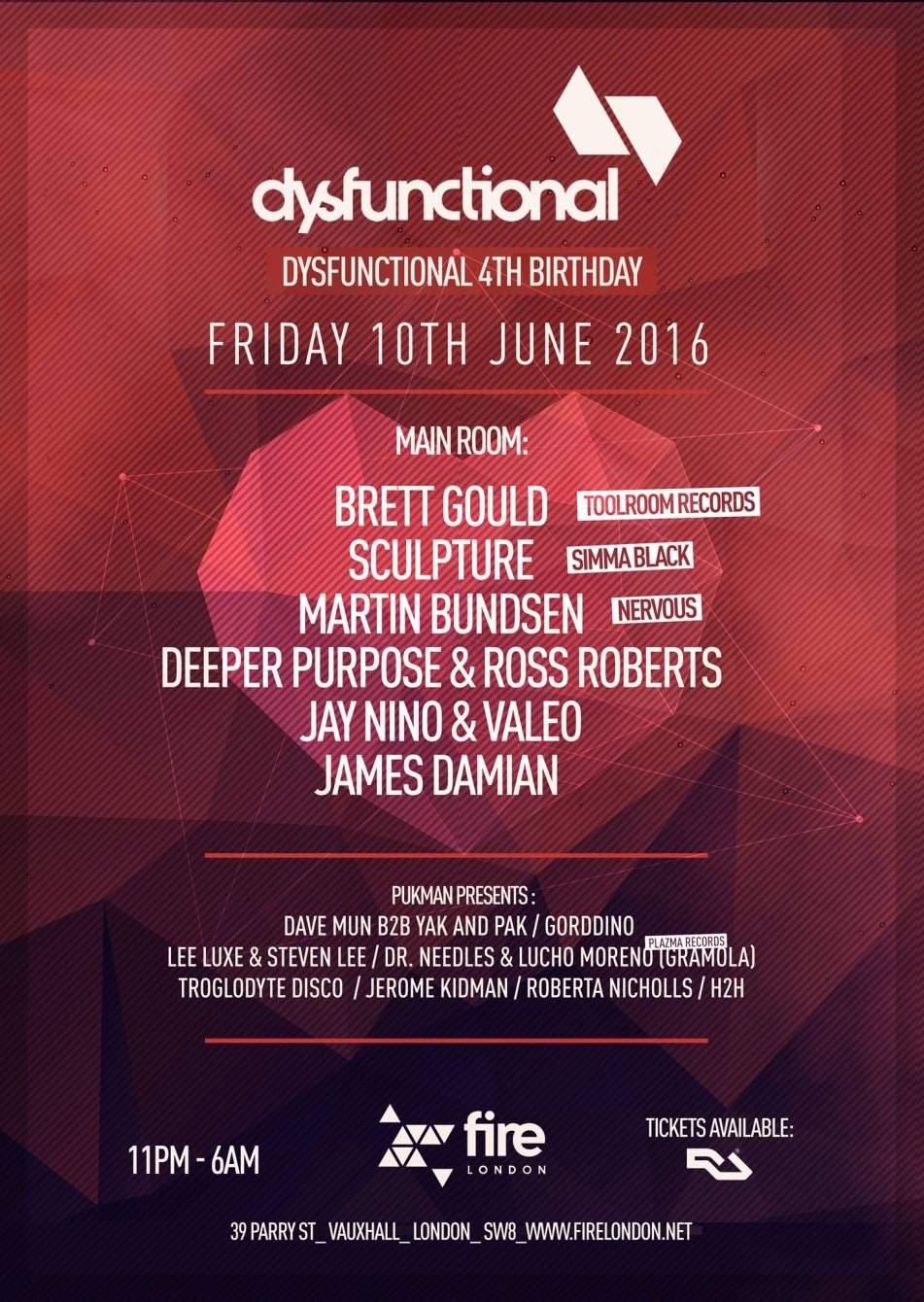 Boat Party Friday Sessions Followed by Dysfunctional 4th Birthday - Página frontal