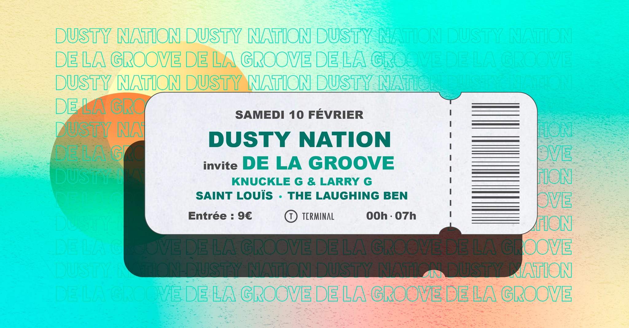 Dusty Nation: Knuckle G, Larry G, Saint Louïs, The Laughing Ben - Página frontal