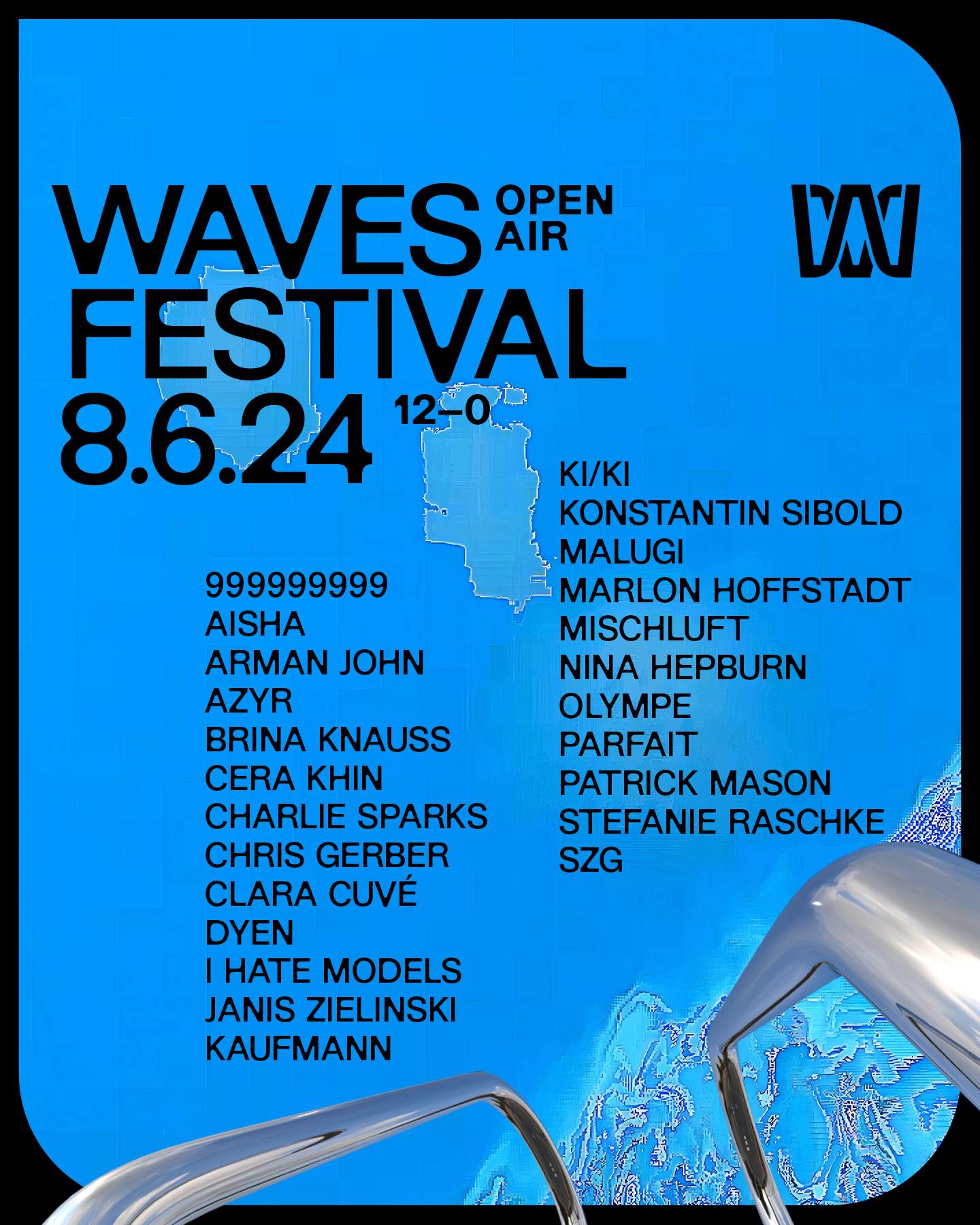 Waves Open Air 2024 - フライヤー裏