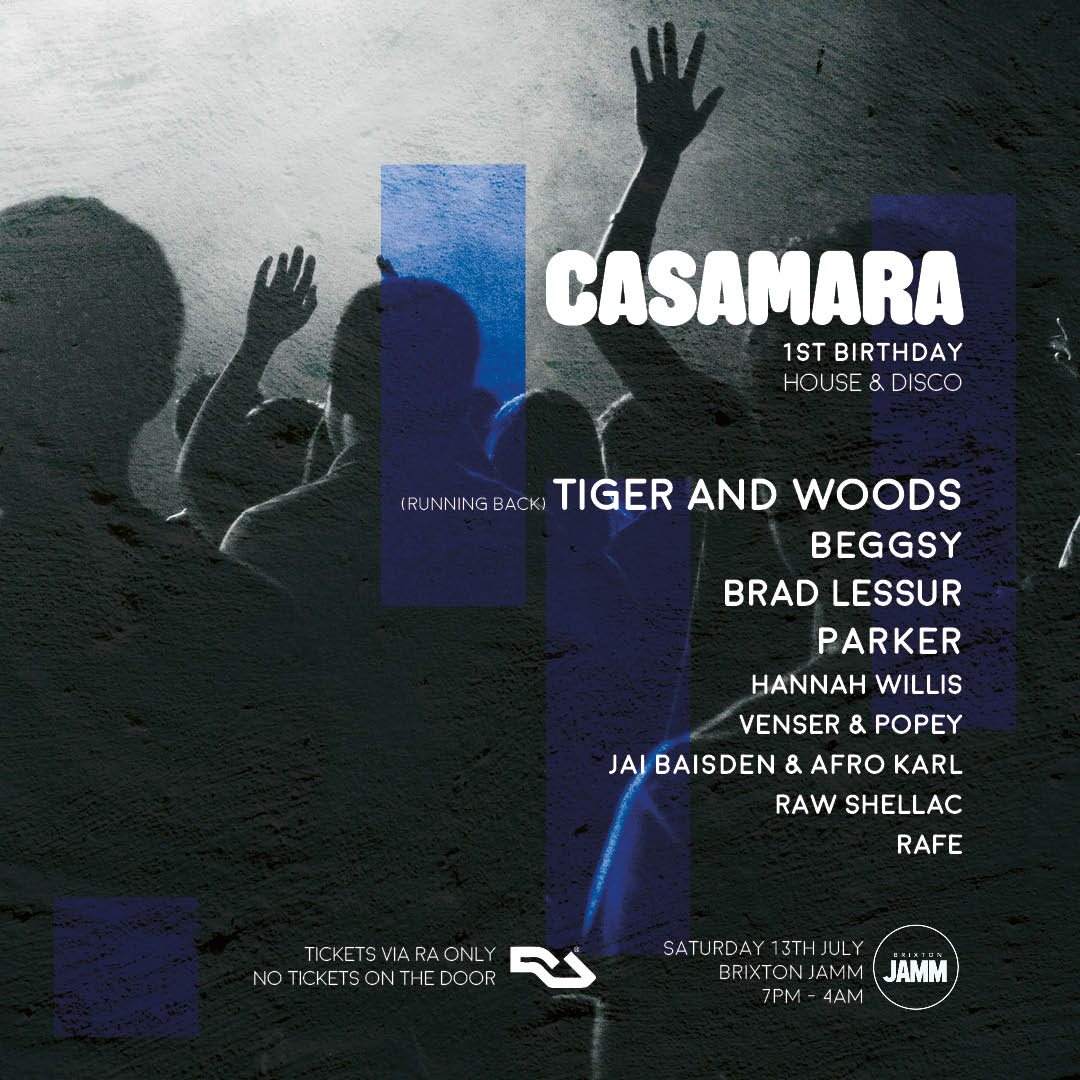 Heatwave Brixton x Casamara: Summer Day & Night Party with Tiger & Woods + Nyra - Página trasera