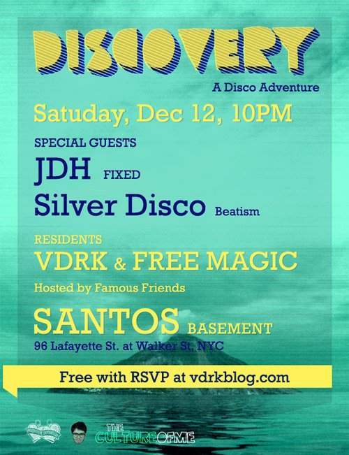 Discovery with Jdh, Silver Disco, Vdrk & Free Magic - Página frontal