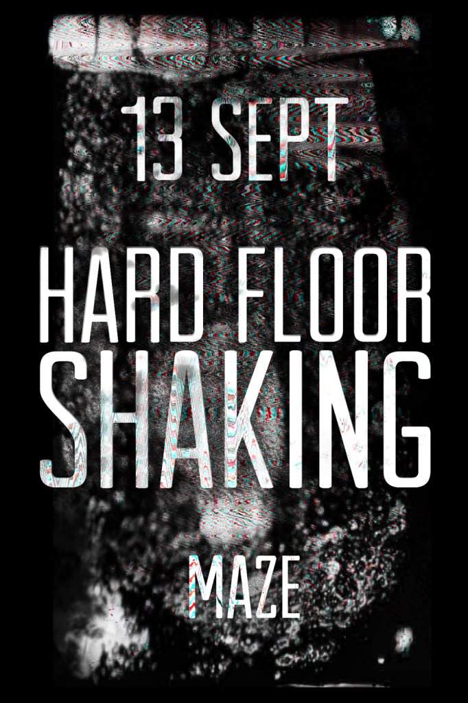 Hard Floor Shaking - フライヤー表