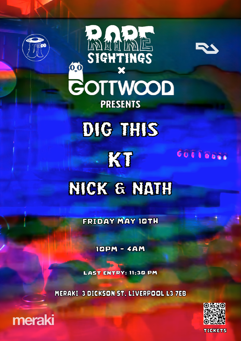 Gottwood x Rare Sightings presents: Dig This, KT, Nick & Nath - Página frontal