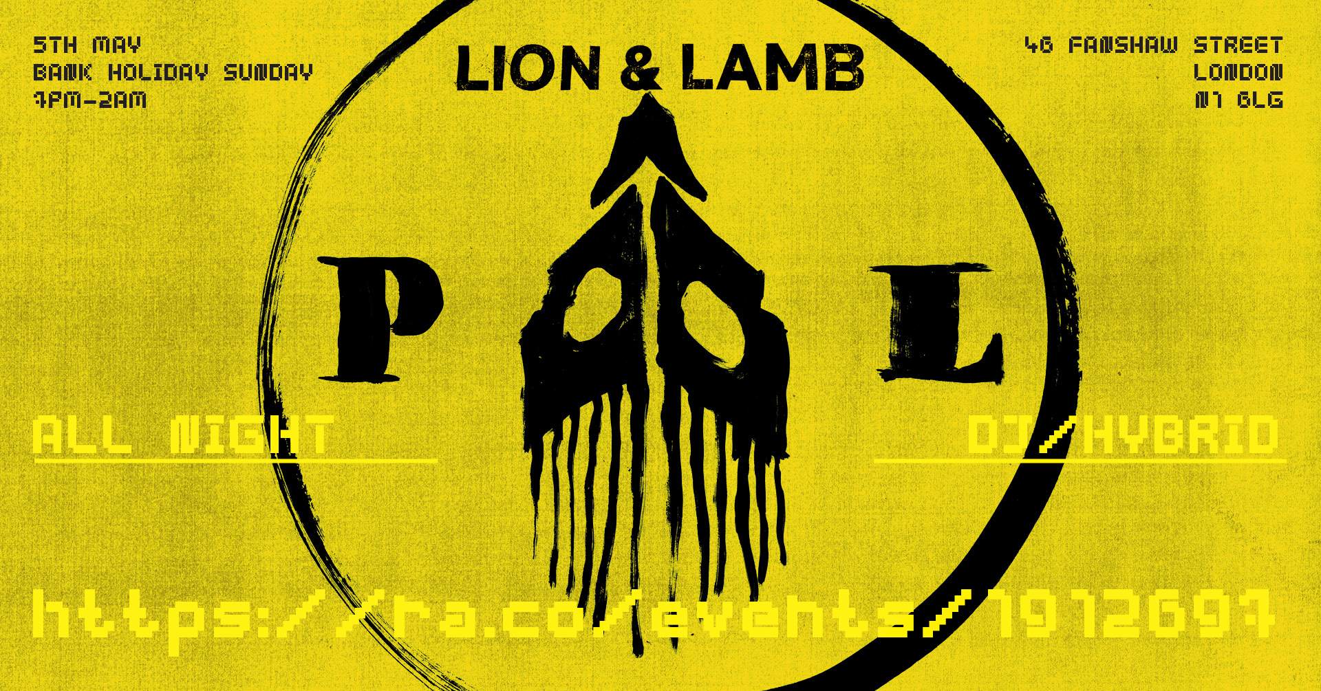 Paranoid London all-night-long at The Lion & Lamb - Página frontal