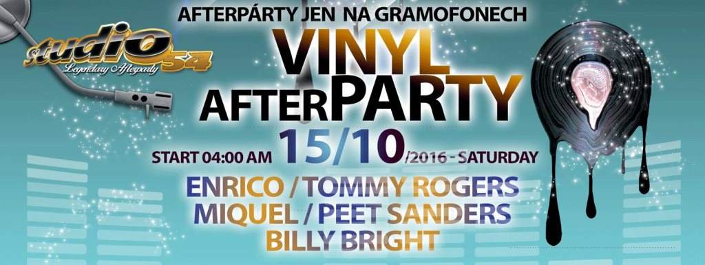 Vinyl Afterparty - フライヤー表