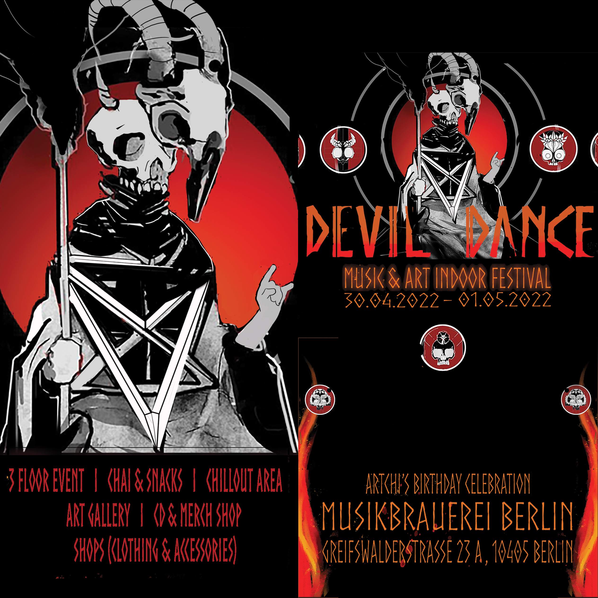 Devil Dance Music & Art Indoor Festival 2022 - フライヤー裏