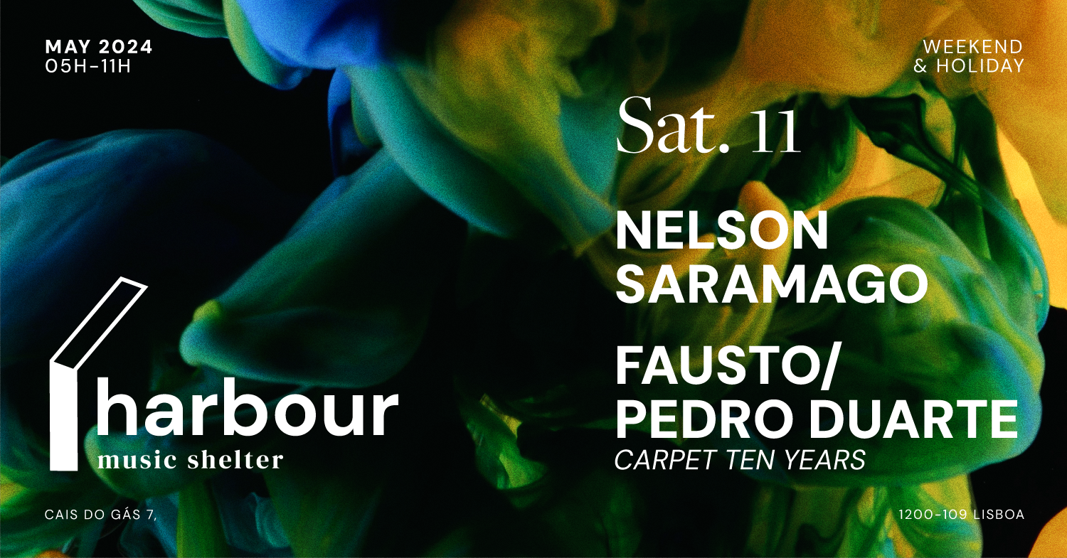 Harbour // Nelson Saramago + FAUSTO / Pedro Duarte - フライヤー裏