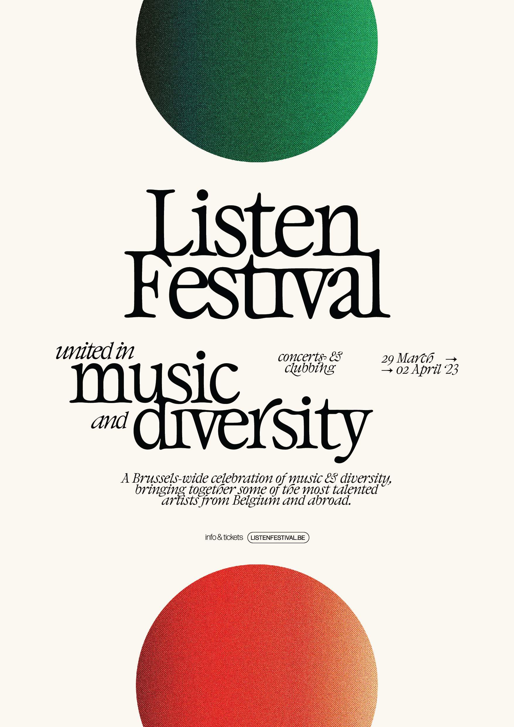 ● Listen Festival 2023 - フライヤー表