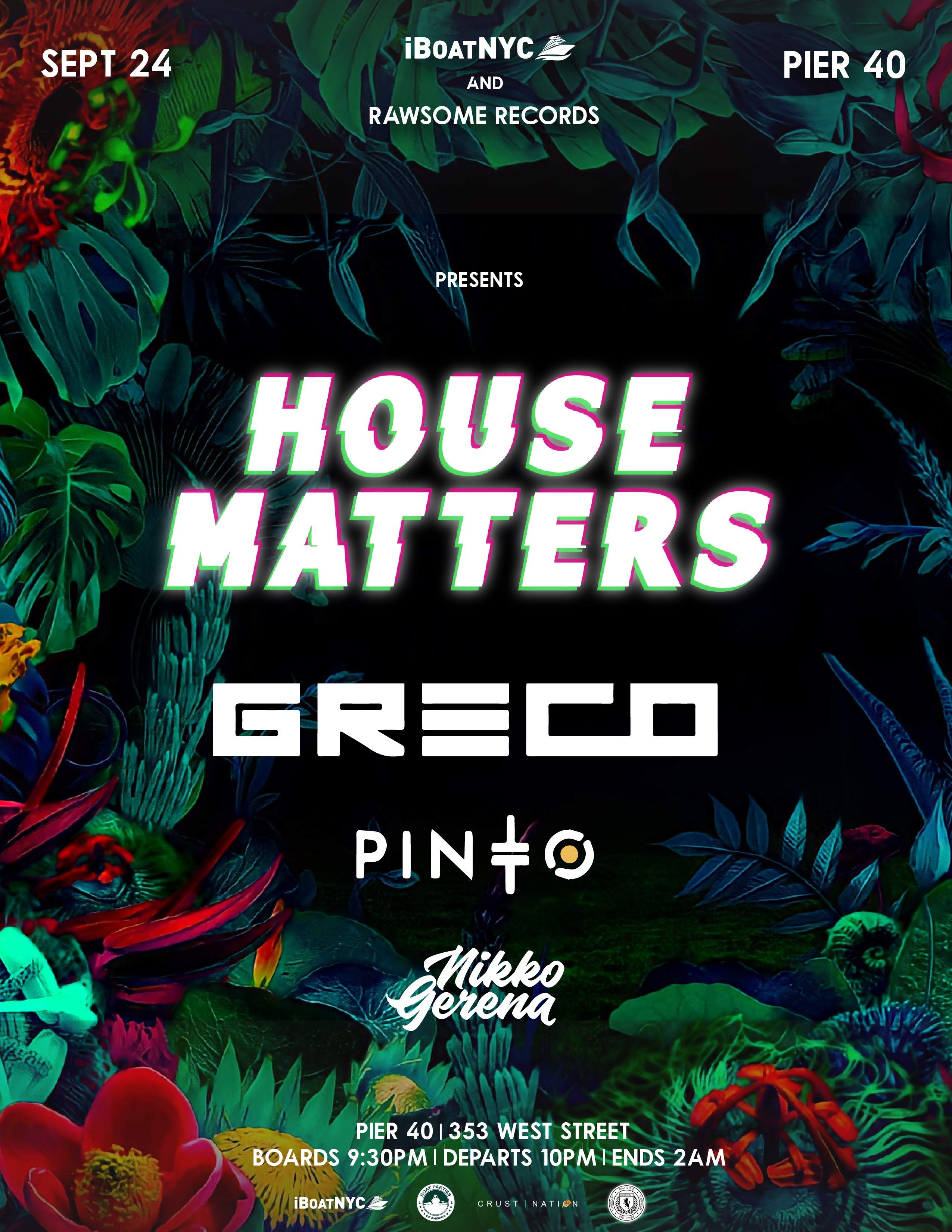 House Matters: RAWSOME Records Boat Party NYC - Página frontal