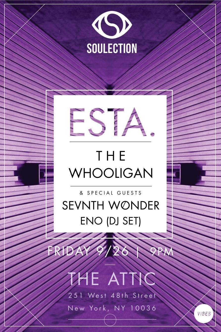 Esta, Sevnth Wonder, The Whooligan, Koetry & Eno - Página frontal