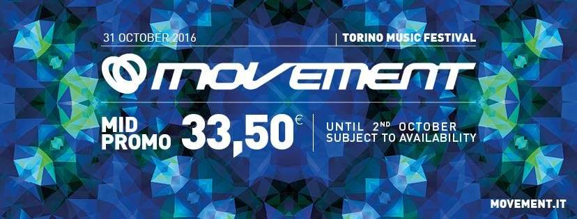 Movement Torino 2016 - フライヤー表