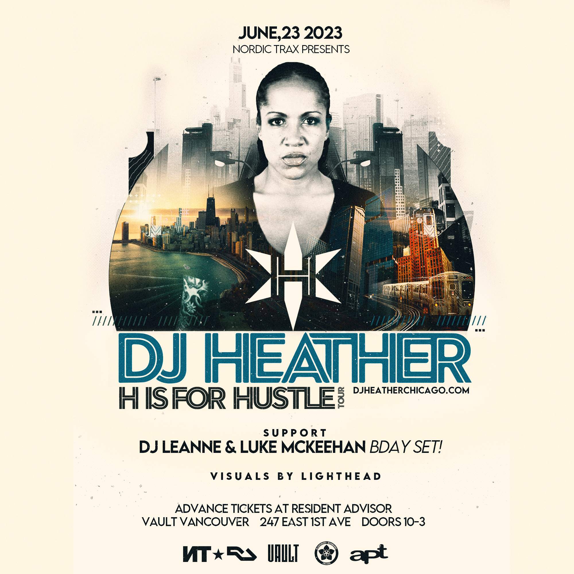DJ HEATHER - H IS FOR HUSTLE TOUR - Página frontal