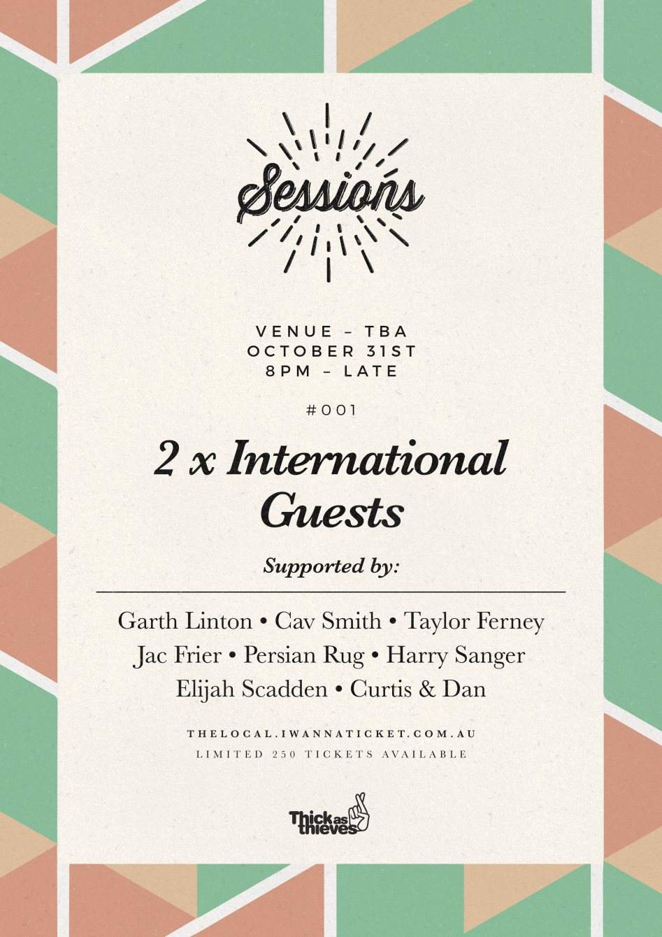 Sessions #001 ft International Guest - Página frontal
