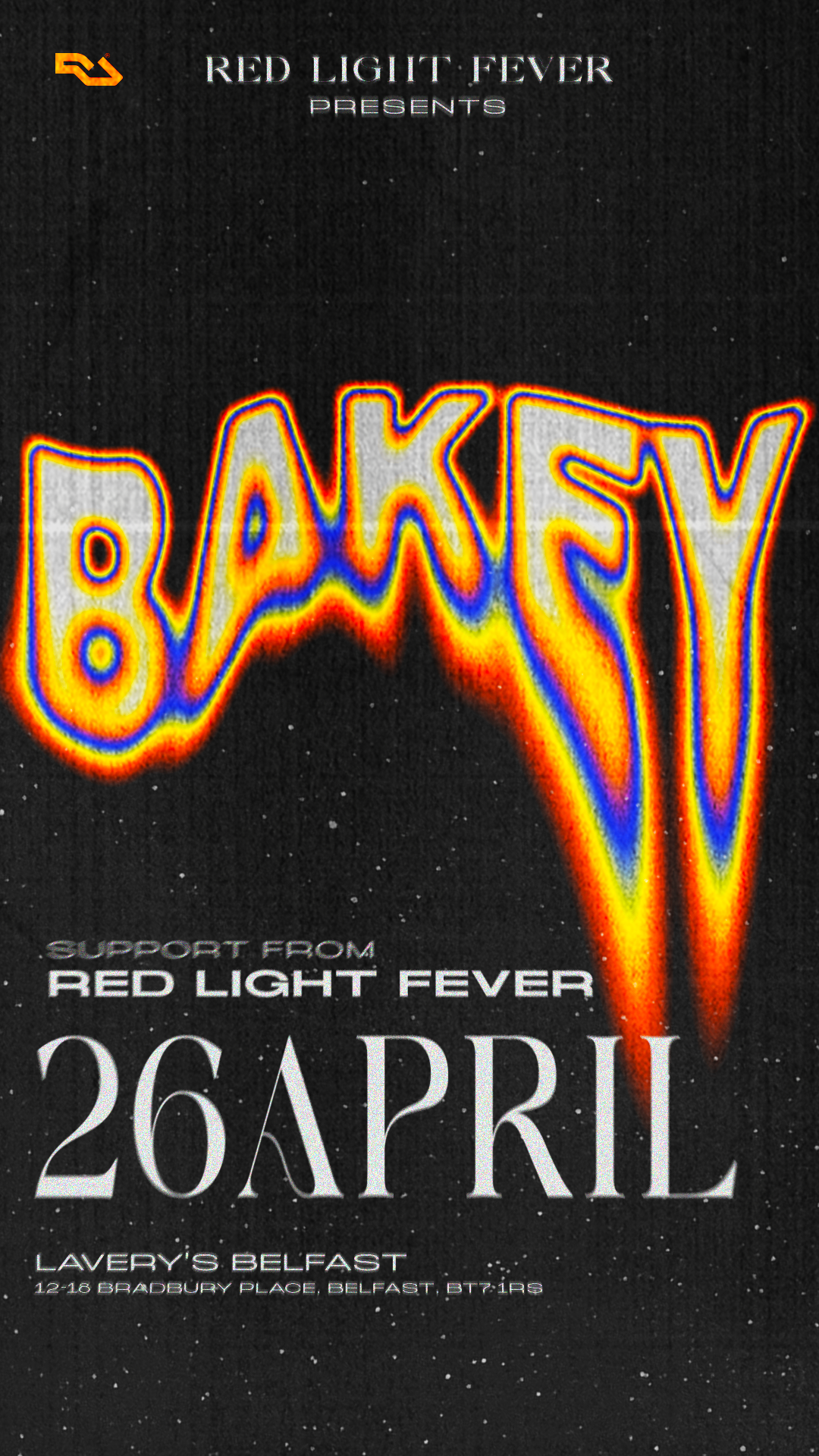 Red Light Fever presents: Bakey - Página frontal