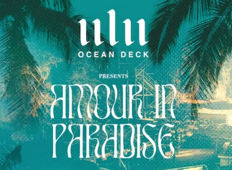 AMOUR IN PARADISE in ULU - フライヤー裏