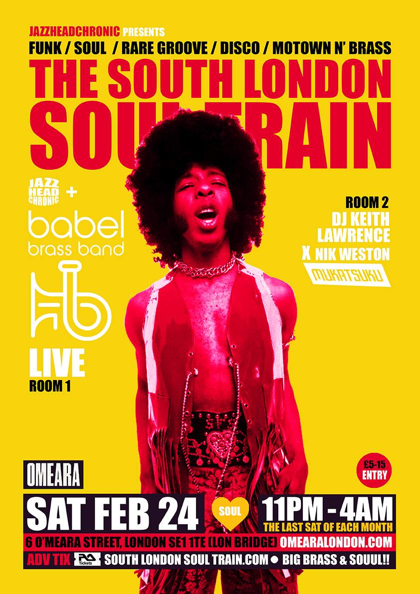 The South London Soul Train with 3 Up, 2 Down (Live) - More on 2 floors - Página trasera