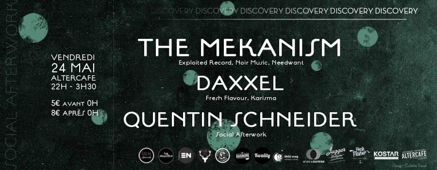 Discovery with The Mekanism, Daxxel & Quentin Schneider - Página frontal