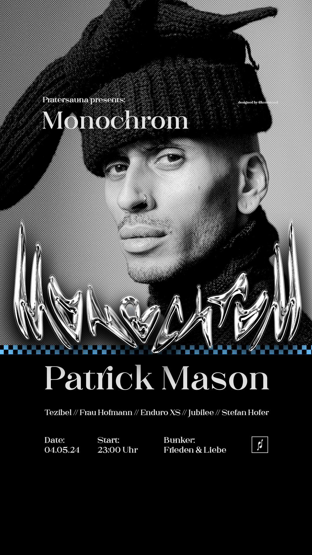 MONOCHROM Opening mit Patrick Mason | Pratersauna - Página frontal
