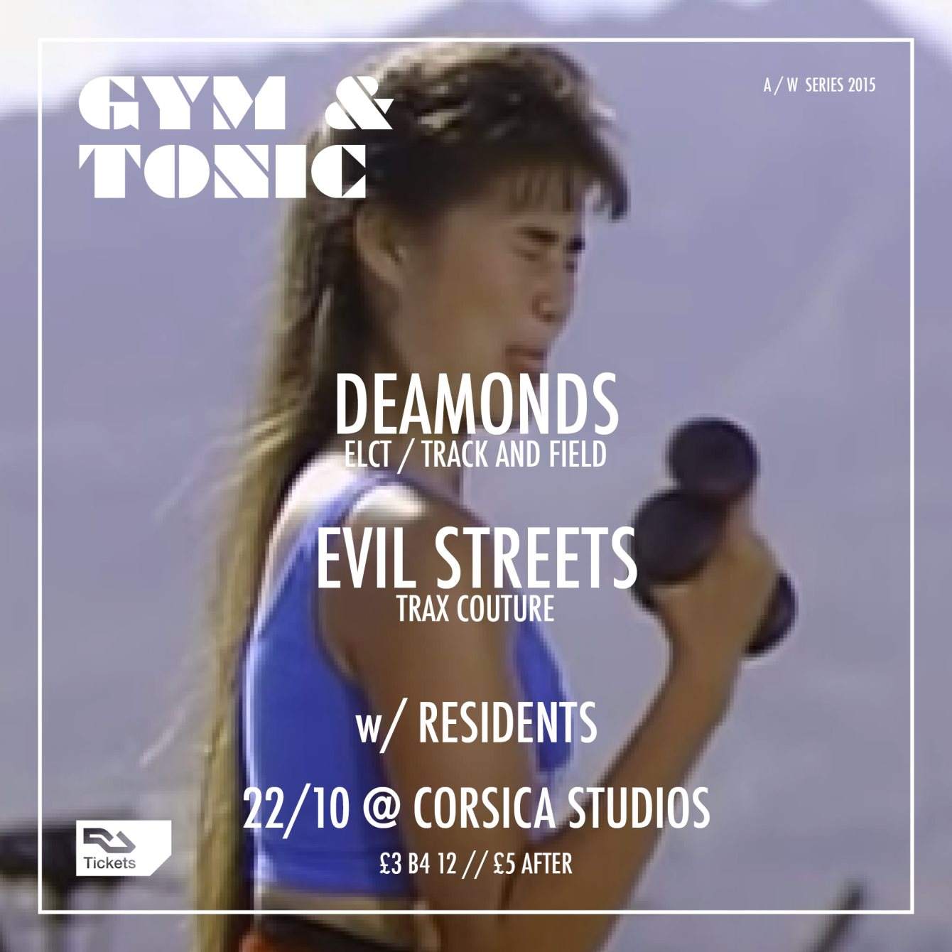 GYM & Tonic W/ Deamonds & Evil Streets - Página frontal