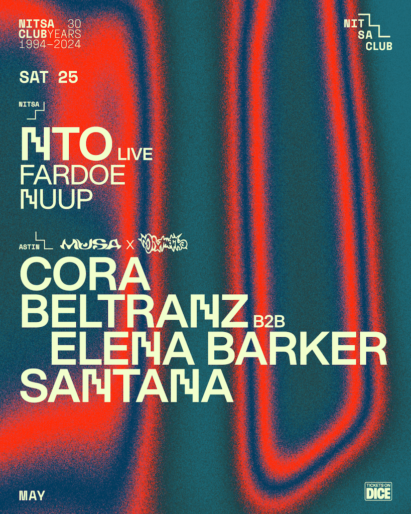 NTO Live / MUSA x Mixthetika: CORA · beltranz b2b Elena Barker · SANTANA - Página frontal