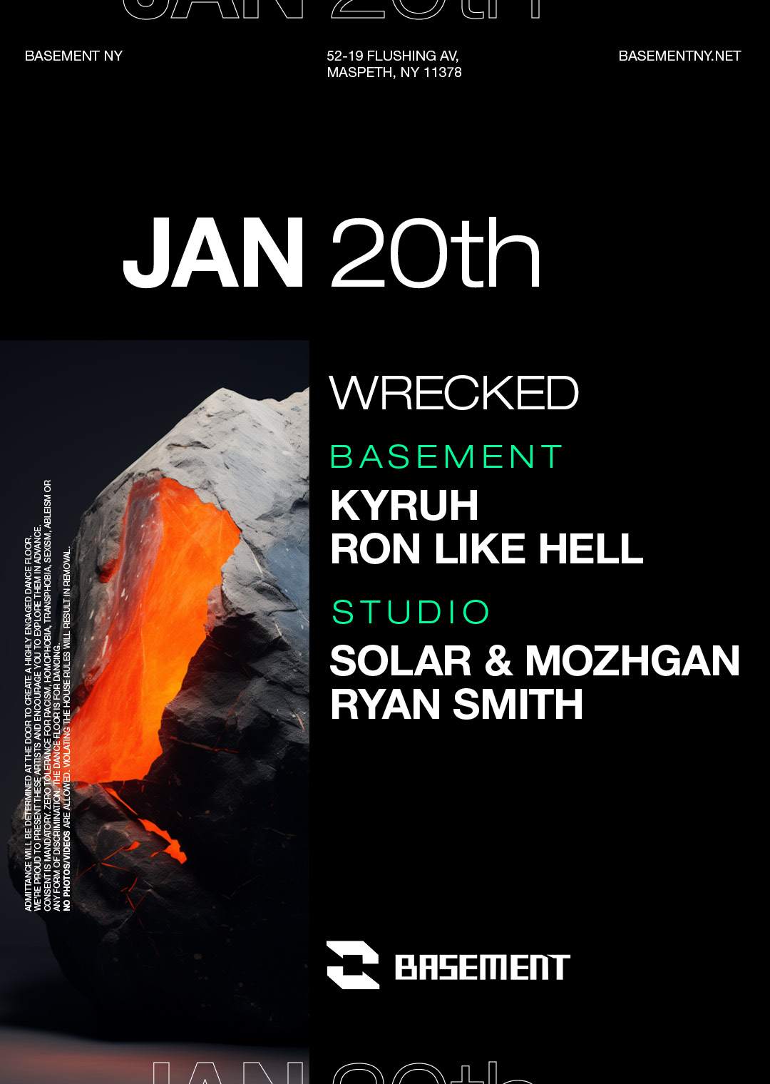Wrecked: KYRUH / Ron Like Hell / Solar & Mozhgan / Ryan Smith - Página frontal