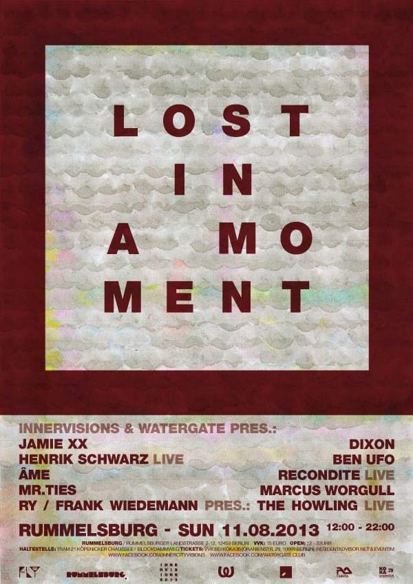 Innervisions & Watergate Pres. 'Lost In A Moment' Open Air - Página frontal